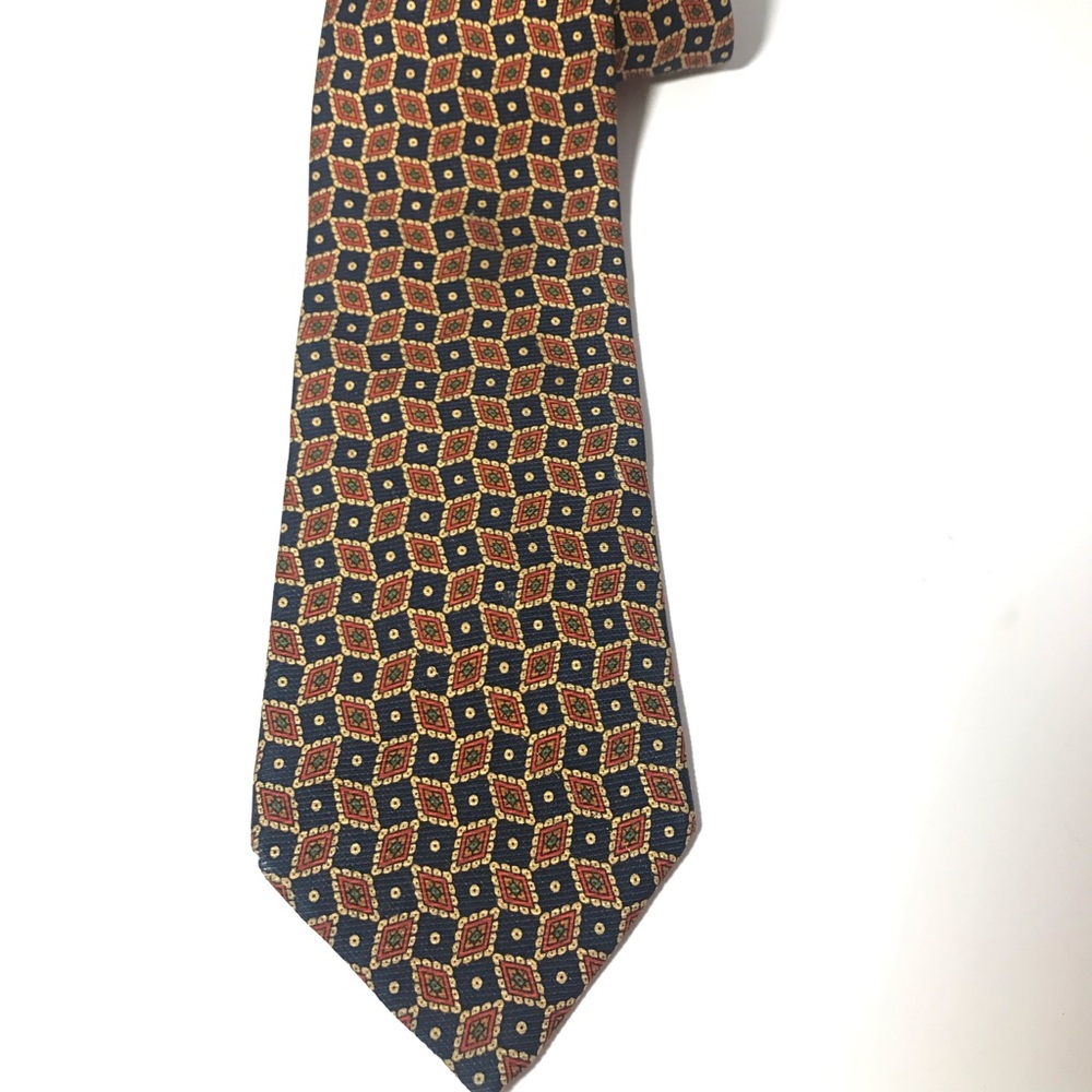 Men’s Brooks Brothers Navy/Gold Tie 100% Silk